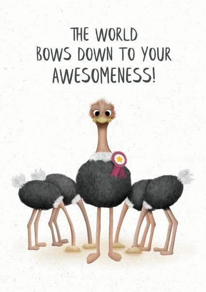 cute, funny birthday card aimed at adults