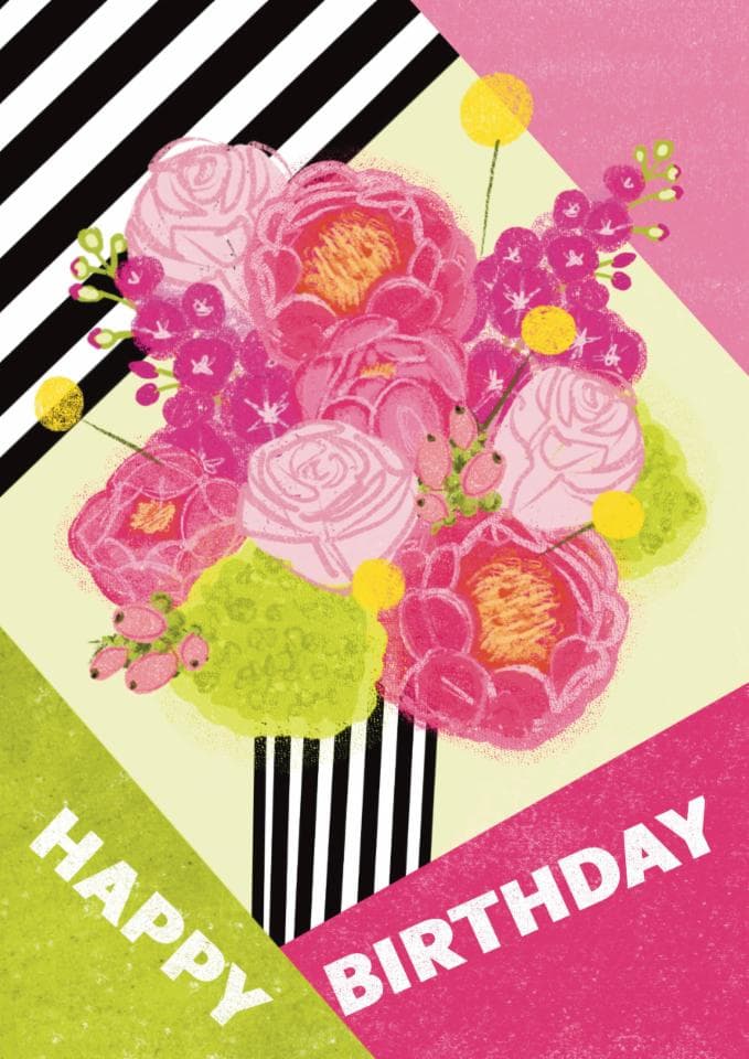 cute birthday card aimed at women, friends, moms