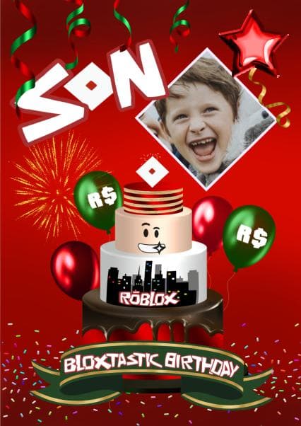 kid friendly birthday card aimed at son, children