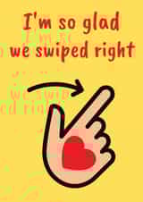 punny birthday card aimed at girlfriend, couple