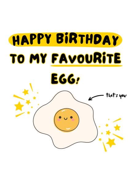 cute birthday card aimed at friends