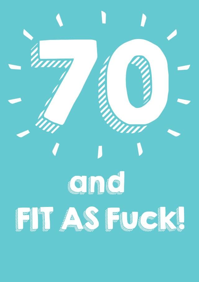 rude birthday card aimed at 70 year olds, adults