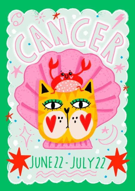 cute birthday card aimed at adults, friends, women