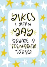 funny birthday card aimed at teenagers