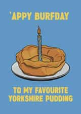 funny, punny birthday card aimed at food lovers, friends