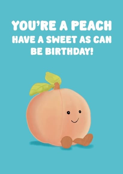 cute, punny birthday card aimed at adults, friends