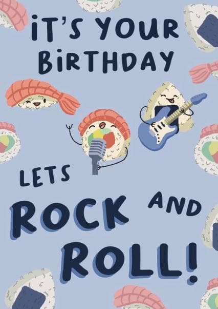 cute, funny birthday card aimed at birthday, friends