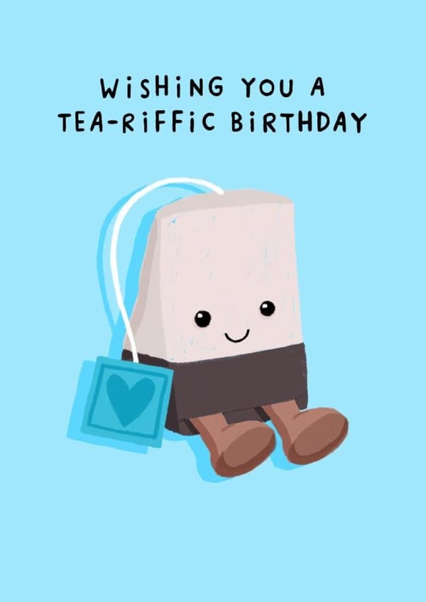 punny, cute birthday card aimed at friends, women, mothers