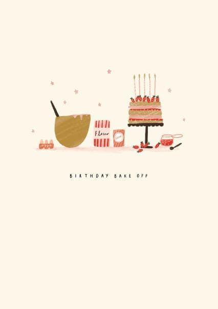 cute, food birthday card aimed at birthday, adults, food lovers