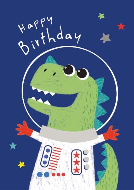cute, kid friendly birthday card aimed at 1 year olds, 3 year olds, 4 year olds, 5 year olds, 6 year olds, children, kids